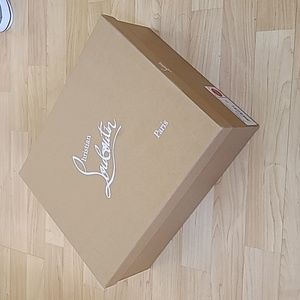 Authentic Christian Louboutin Beige Big Shoe Box  14 1/2"×11 1/2"×5"